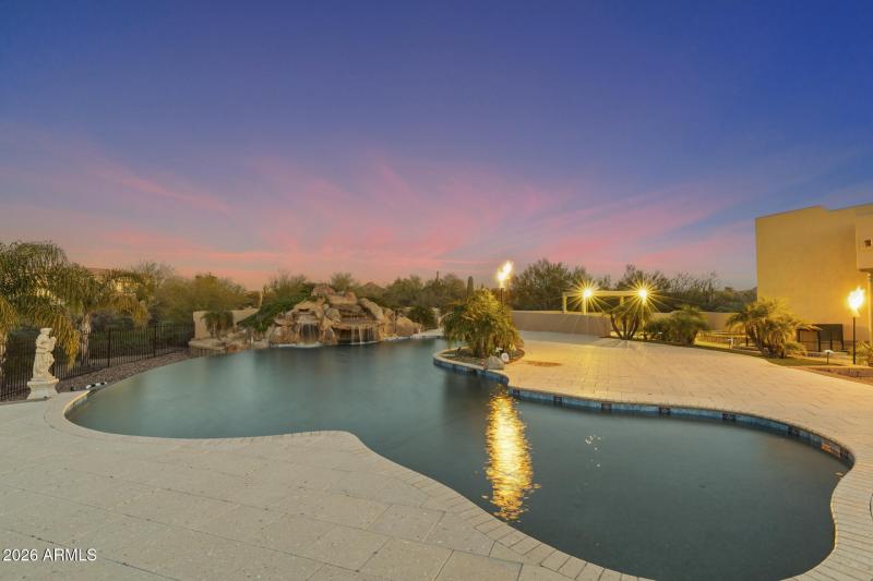 Resort-style grounds