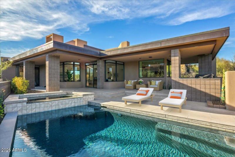 Pool to Staged Patio