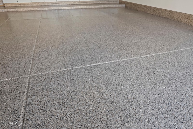 Brand new epoxy floor