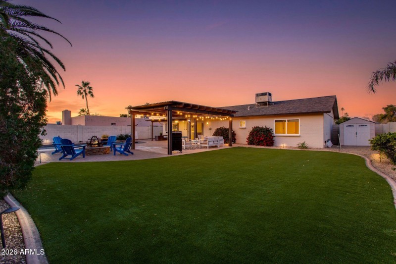 Turf + Low Maintenance Landscape