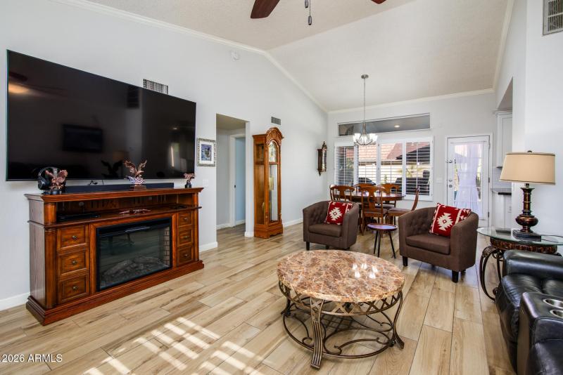 Living Room & Dining Room