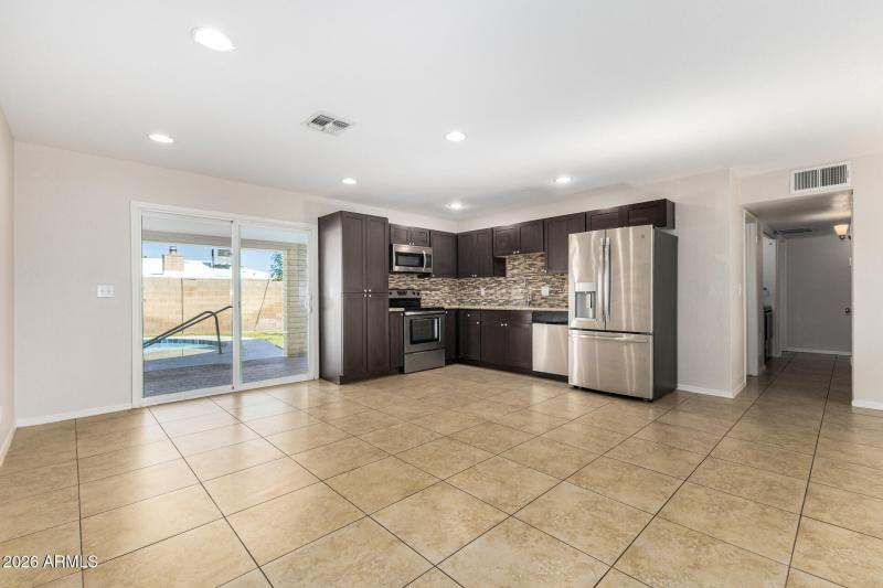 Kitchen with Stainless Steel Appliances