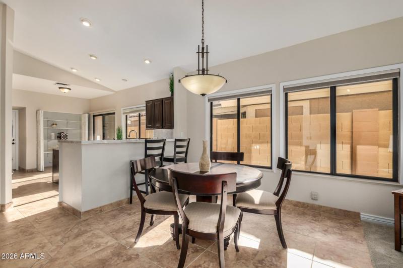 Dining in Great Room