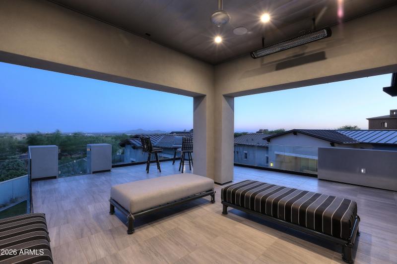 Night-Covered Terrace-City View