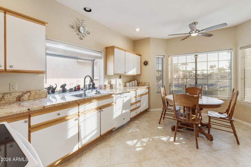 Kitchen with breakfast nook