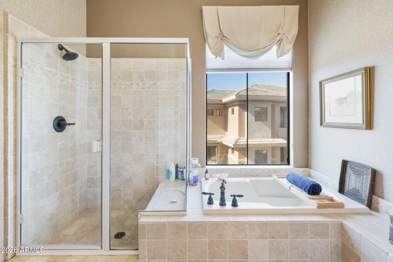Separate Shower & Tub