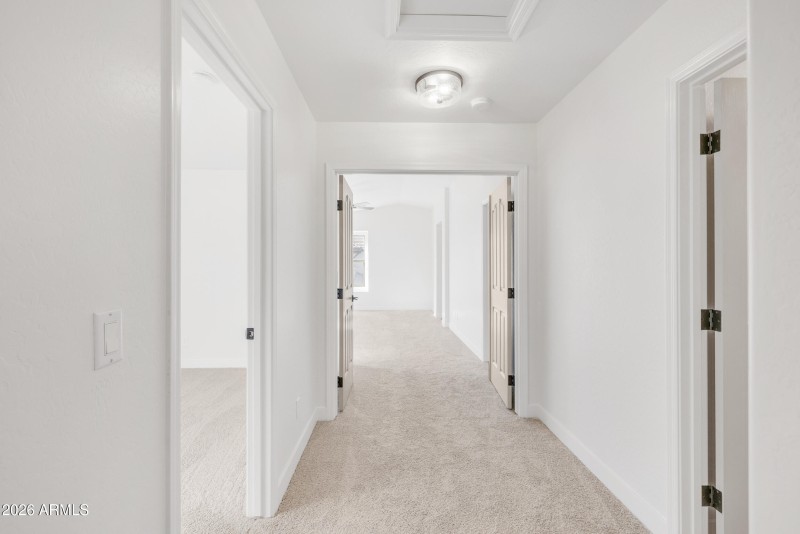 hallway to the rooms