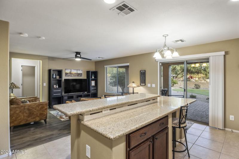 Kitchen, Living Room