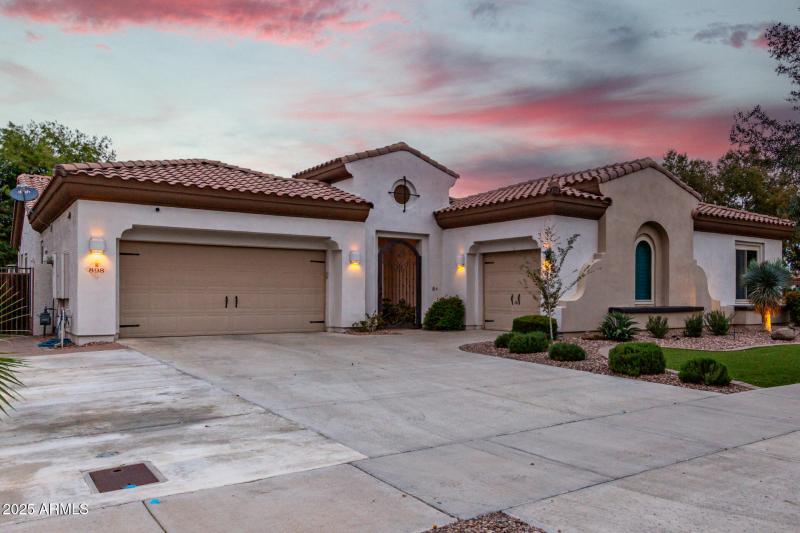 Spacious Driveway and two garages