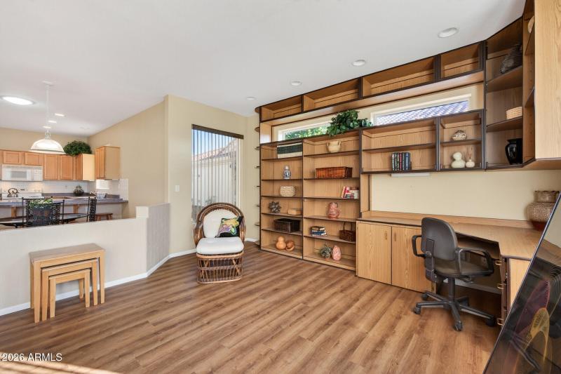 Office towards kitchen