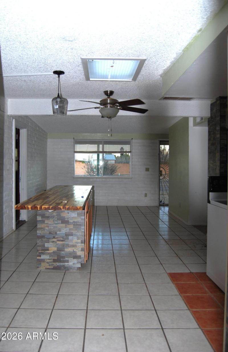 kitchen into front living room