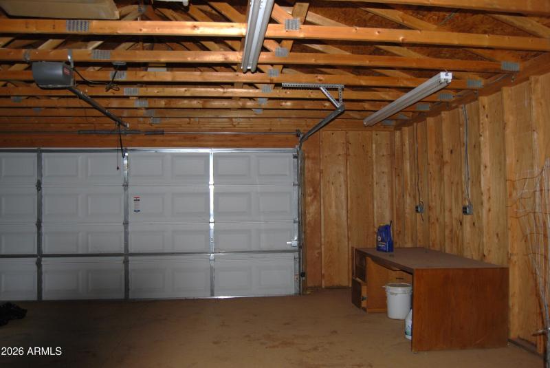 inside garage