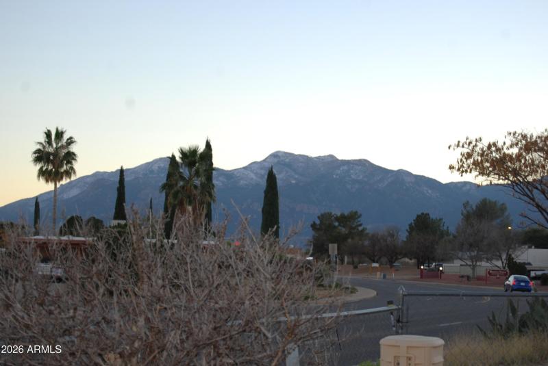 view from front yard