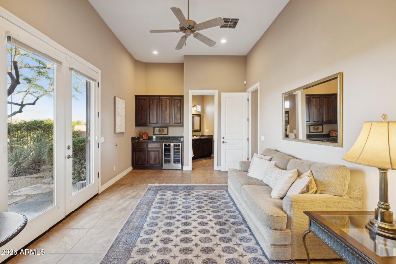 Guest suite sitting room view 2