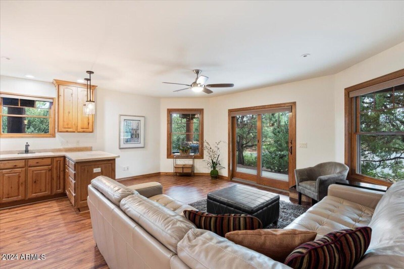 Lower Level Kitchenette and Flex Space