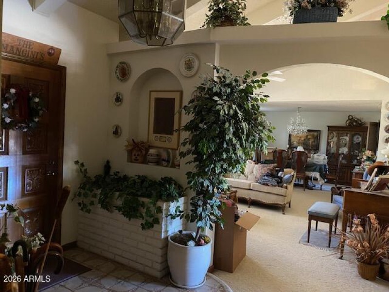 entrance to living room