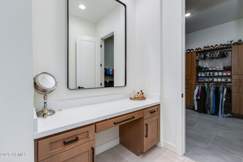 Seated Makeup Vanity