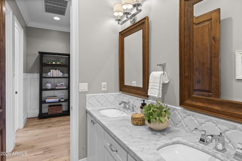 Downstairs hall bath