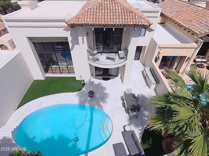 Resort style backyard