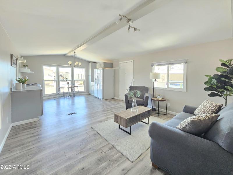Living Room to Kitchen view