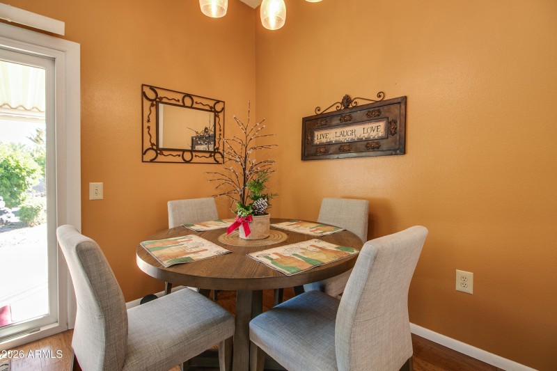 Dining in Great room