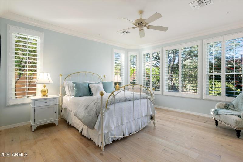 LARGE BEDROOM IN PRIMARY SUITE.