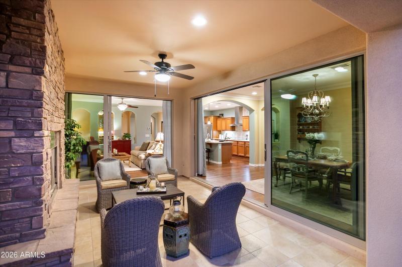 ENJOY WITH SLIDING DOORS CLOSED OR OPEN