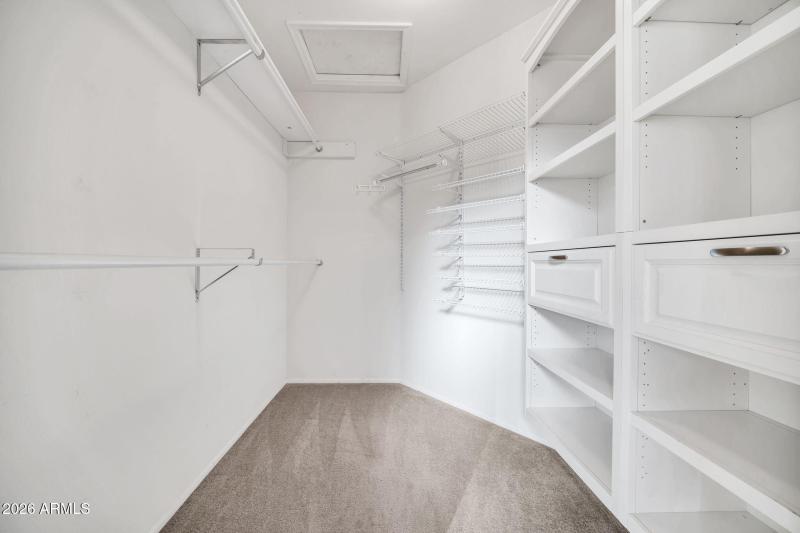 PRIMARY SUITE CLOSET