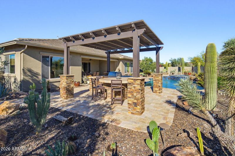 Outdoor entertainment area