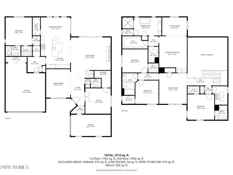 Whole house 2D Floorplan