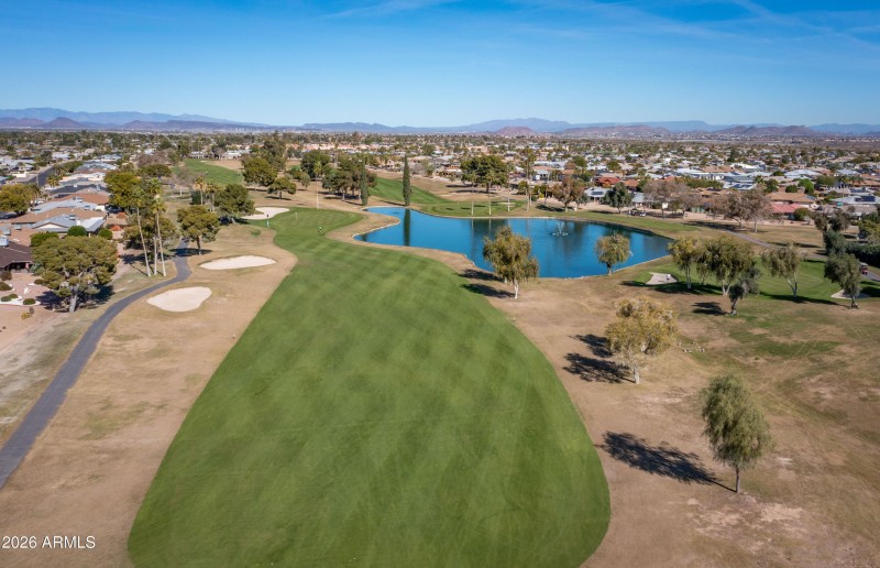 Beautiful golf course and water feature