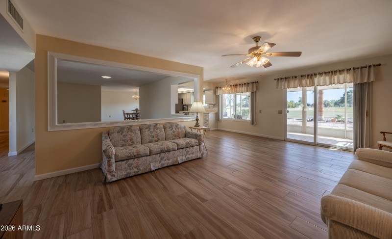 Light and airy with a stunning view