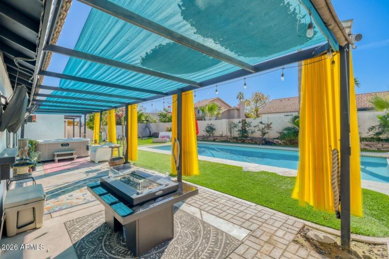 Backyard Patio and Pool