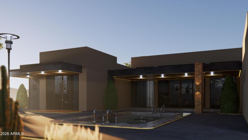 Soaring Eagle Exterior Rendering Pool La