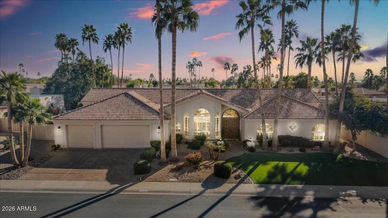 Twilight Front Elevation