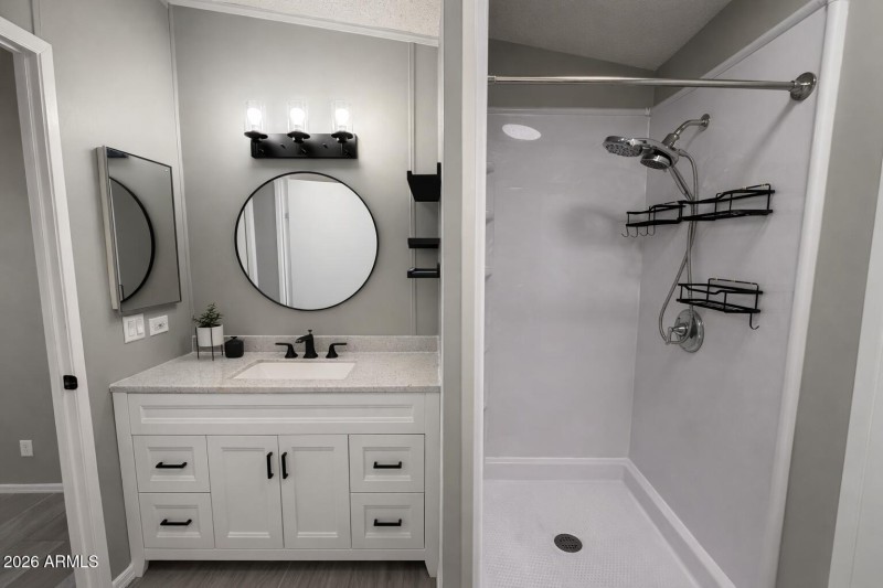 primary shower and vanity