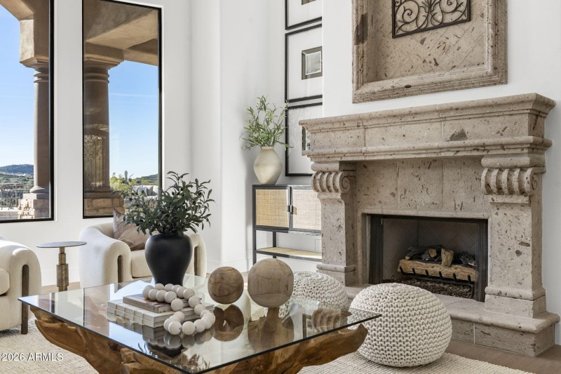 Living Room - Fireplace