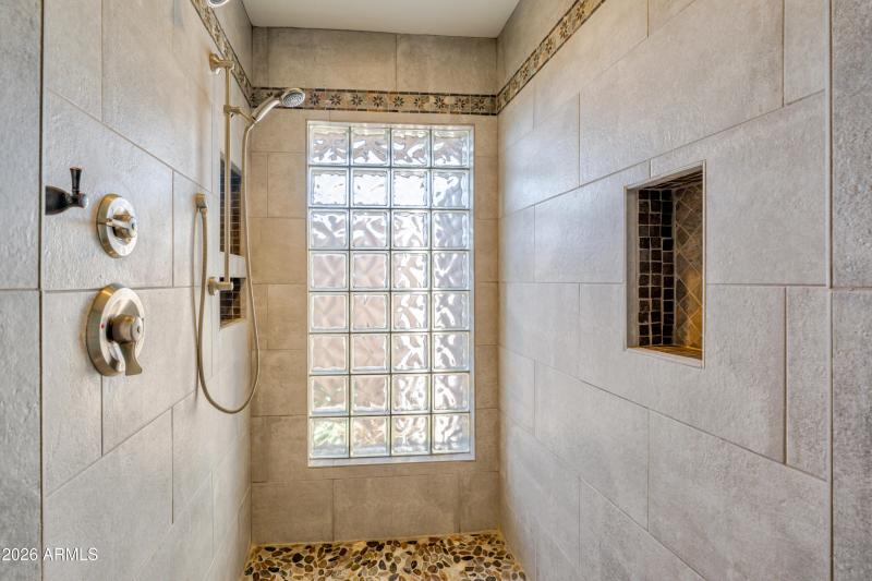 Large walkin shower