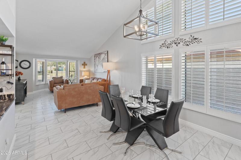 Dining Room & Living Room