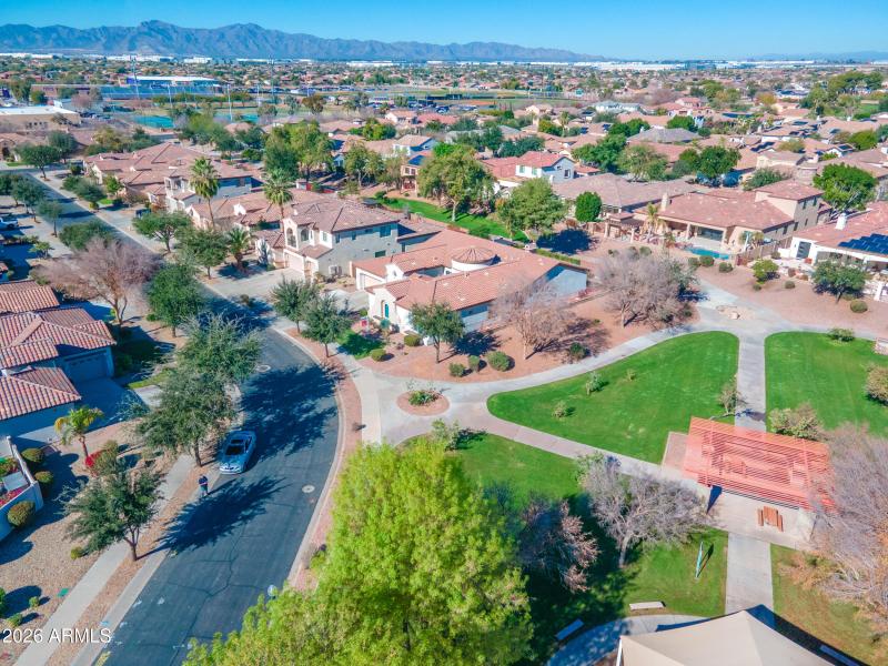 Sitting adjacent to park and greenbelt