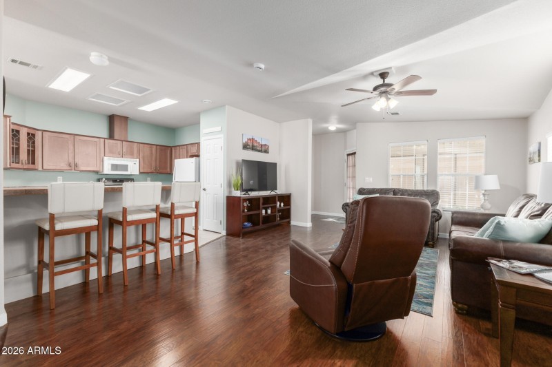 Living room/kitchen view