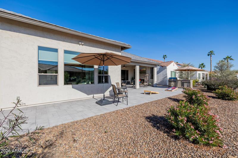 Additional area on patio