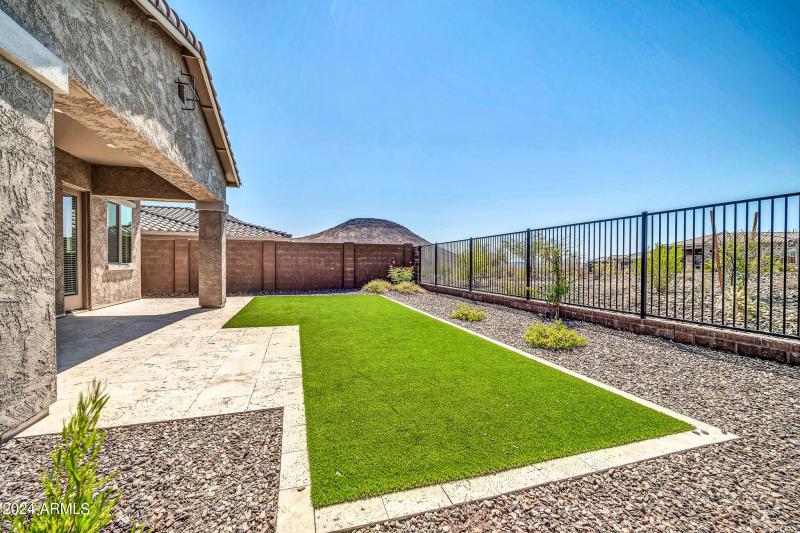 Artificial grass area