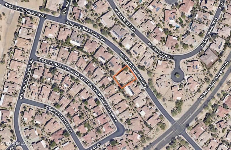 Aerial View of Neighborhood