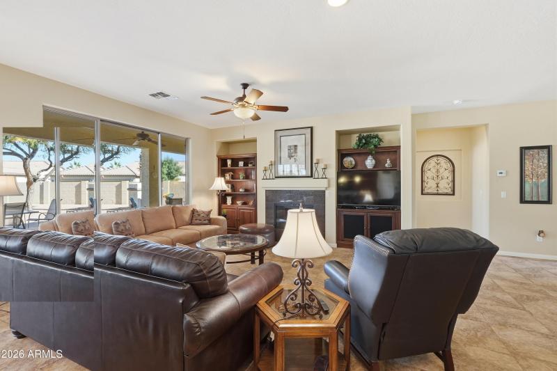 Cozy Fireplace in the Great Room