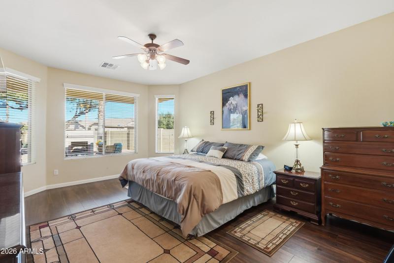 Primary Bedroom with bump-out