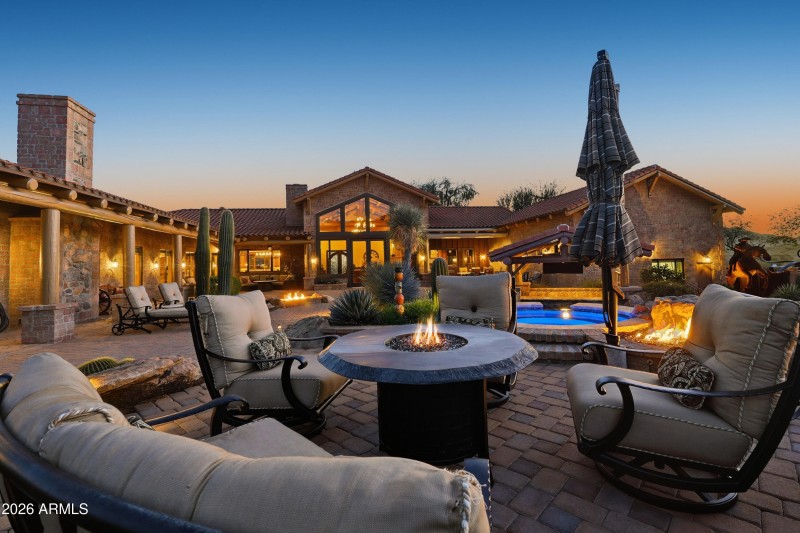 Sunset Fades, Firelight Takes Over