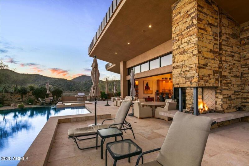 Back Patio Fireplace