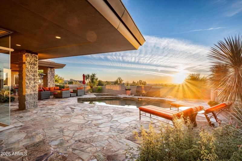 Sunset patio