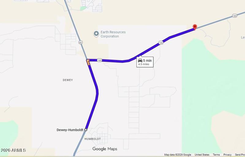 0532K distance from Dewey